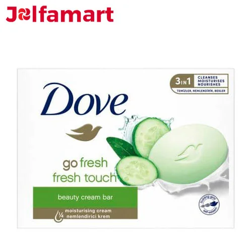 صابون خیار و چای سبز داو dove مدل Go Fresh حجم 90گرم