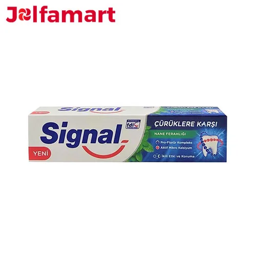 خمیر دندان ضد پوسیدگی signal سیگنال حاوی عصاره نعناع حجم 100میل